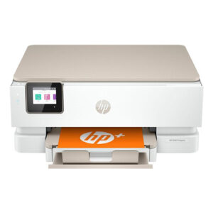 HP – ENVY Inspire 7255e Wireless All-In-One Inkjet Photo Printer with 6 months of Instant Ink included with HP+ – White & Sandstone